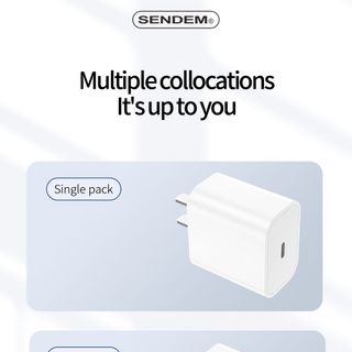 Bộ sạc nhanh Sendem C16 PD12W Chân IPhone