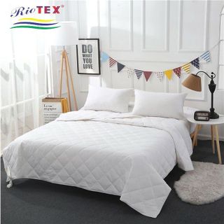 Chăn (mền) Cotton Chần Bông Cao Cấp Trắng Trơn Riotex Cho Khách Sạn, Nhà Nghỉ... giá sỉ