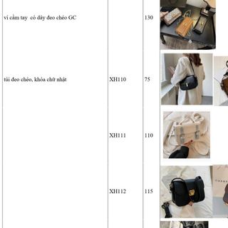 Túi đeo chéo form vuông 4 màu siêu chất XHBT221