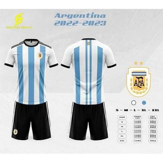 QUẦN ÁO BÓNG ĐÁ ARGENTINA SỌC 2022-2023 giá sỉ