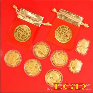 Lì xì 2023 bằng bao lì xì mèo vàng