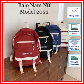 Balo Ulzzang nam nữ vải xịn chống nước nhiều ngăn tiện dụng có ngăn đựng laptop đi học đi chơi (Hàng độc Quyền)