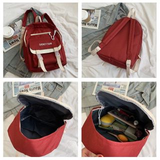 Balo Ulzzang nam nữ vải xịn chống nước nhiều ngăn tiện dụng có ngăn đựng laptop đi học đi chơi (Hàng độc Quyền)