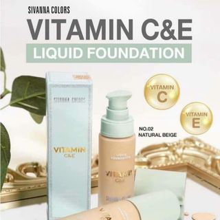 Kem nền Sivanna chứa tinh chất dưỡng da Vitamin C&E HF165