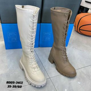 boots nữ cổ cao chất da tốt có khóa kéo sau