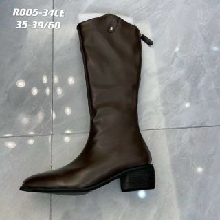 boots nữ cổ cao chất da tốt có khóa kéo sau