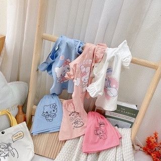 Bộ bé gái (sét 3 thỏ mèo)