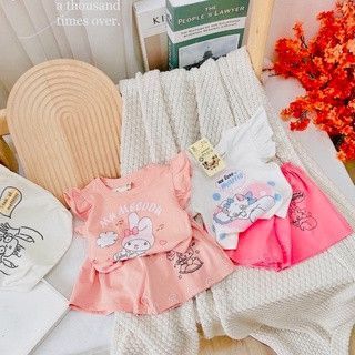 Bộ bé gái (sét 3 thỏ mèo)