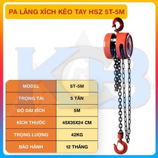 Palang kéo tay HSZ 5T-5M