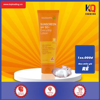 Kem Chống Nắng Úc WOOLWORTHS 50SPF+ siêu tốt