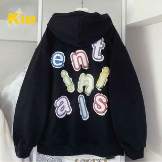 Áo Khoác Nỉ Có Nón In Chữ Ở Lưng, Chất nỉ ngoại dày đẹp