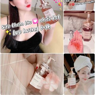 Sữa Tắm Trắng Da Weilaiya 450ml - Cánh Hoa Hồng Damask