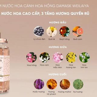 Sữa Tắm Trắng Da Weilaiya 450ml - Cánh Hoa Hồng Damask