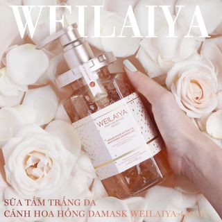 Sữa Tắm Trắng Da Weilaiya 450ml - Cánh Hoa Hồng Damask