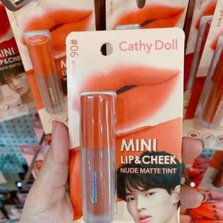 Son kem lì Cathy doll Mini lip&cheek