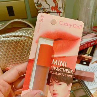 Son kem lì Cathy doll Mini lip&cheek
