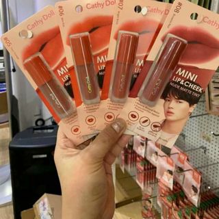 Son kem lì Cathy doll Mini lip&cheek