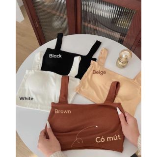 Áo 2 dây bản to Áo Bra nữ