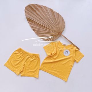 Bộ cộc tay Minky Mom chất thun lạnh
