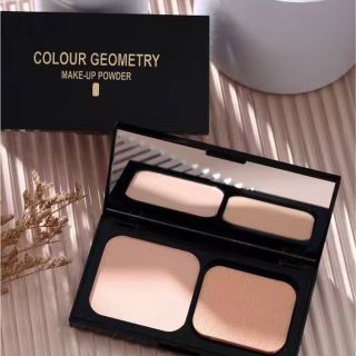 Phấn nén Colour Geometry kèm bông phấn