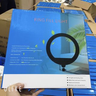 Đèn Livestream 33cm 1 Kẹp Hỗ Trợ Livestream Bán Hàng - Trang Điểm - Make Up - Chân Đèn Cao 2m1 - Bảo Hành Lỗi Đổi Mới
