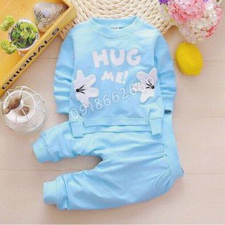 Bộ dài tay da cá bé gái (sét dài hug)