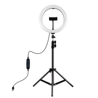 Đèn Livestream 33cm 1 Kẹp Hỗ Trợ Livestream Bán Hàng - Trang Điểm - Make Up - Chân Đèn Cao 2m1 - Bảo Hành Lỗi Đổi Mới