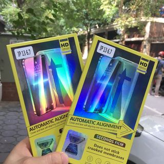 Cường Lực Tự Dán Full Màn Viền Mỏng - Tĩnh Điện - Chống Bụi Bẩn - Dùng Cho Iphone X Đến 13 Promax giá sỉ