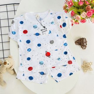 Bộ cộc tay họa tiết chất thun lạnh