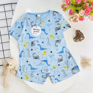 Bộ cộc tay họa tiết chất thun lạnh