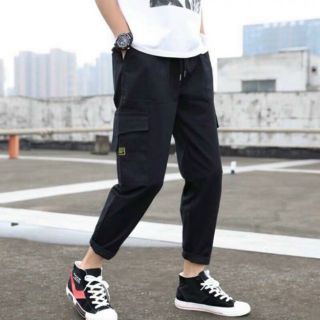 Quần jogger kaki form chuẩn nắp túi giả