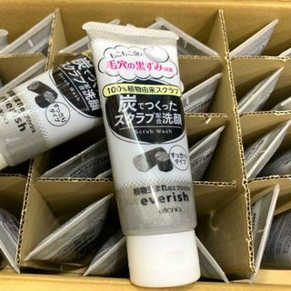 Sữa rửa mặt tẩy tbc than hoạt tính Everish của Nhật 130g giá sỉ