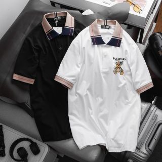 Áo thun polo nam form bigsize 85kg - 130kg - in hình gấu Buebrury
