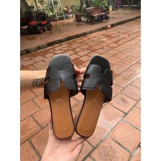 Dép nữ quai ngang chữ H nhiều màu đế chống trơn trượt, có sẵn hàng