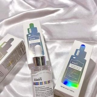 SERUM KLAIRS- VITAMIN C TƯƠI -Thu nhỏ lỗ chân lông -Giảm mụn - Mờ thâm nám đều màu da -Dưỡng trắng da, mịn màng giúp làn da tươi trẻ căng bóng.
