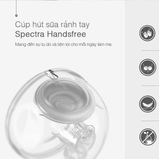 Bộ Cúp Sữa Rảnh Tay Cho Mẹ Tiện Lợi SPECTRA