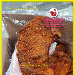 Khô Bò Miếng Lớn thùng nâu giá sỉ