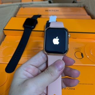 Đồng hồ apple watch full màn viền thép - logo táo - pin trâu - máy khoẻ giá sỉ