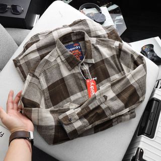 Sơ mi nam, áo sơ mi dài tay chất liệu 100% cotton, bảng màu hot dễ mang, đường may tỉ mỉ chắc chắn👌 size từ 55kg - 85kg