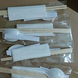 Set 4 in 1 {đũa thìa tăm giấy }