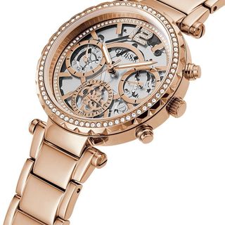 Đồng hồ nữ cao cấp GUESSSS ANALOG CLEAR DIAL GW0403L3