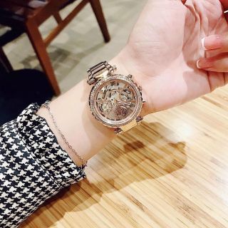 Đồng hồ nữ cao cấp GUESSSS ANALOG CLEAR DIAL GW0403L3