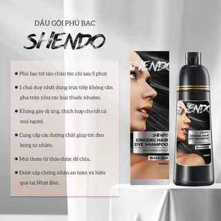 DẦU GỘI PHỦ BẠC SHENDO ĐEN, NÂU