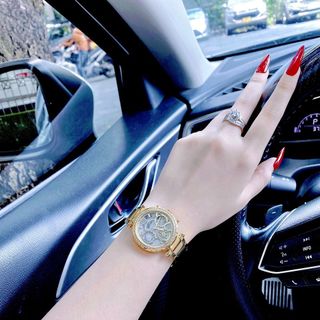 Đồng hồ nữ cao cấp GUESSS ANALOG CLEAR DIAL GW0403L2