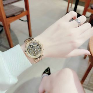Đồng hồ nữ cao cấp GUESSS ANALOG CLEAR DIAL GW0403L2