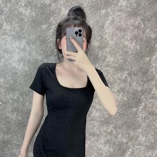 Đồ bộ gân áo xé tà