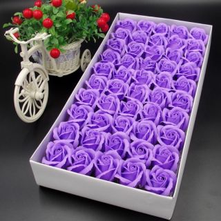 Hoa hồng sáp hộp 50 bông