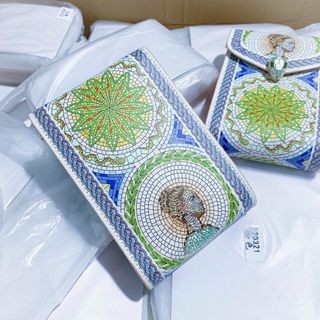 Túi xách ĐIỆN THOẠI BVLl Thổ cẩm sz13 k hộp ,Hàng Super