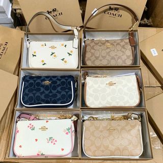 Túi xách COACHh Thuyền Bảng phối sz21 Fullbox, bọc seal , Hàng super, có logo mã cod, Bill