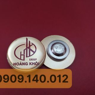 cơ sở làm huy hiệu, logo cài áo, bảng tên nhân viên đẹp, giá rẻ
